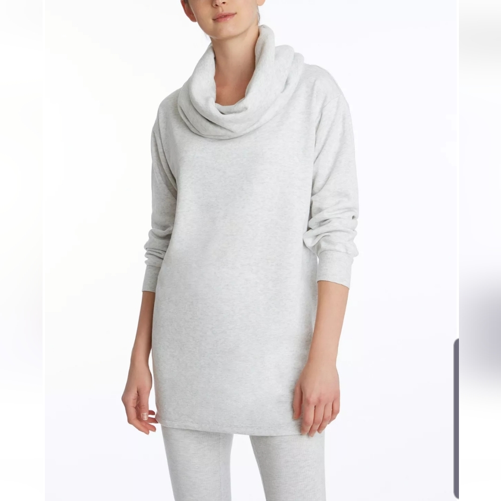 Adyson Parker Cowl Neck Tunic Top Women's 2X Coconut Sugar